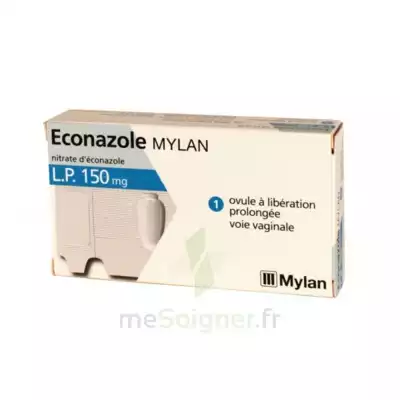 Econazole Mylan L.p. 150 Mg, Ovule à Libération Prolongée à Annecy