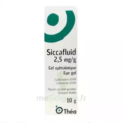 Siccafluid 2,5 Mg/g, Gel Ophtalmique à Annecy