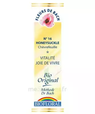 Biofloral Fleurs De Bach N°16 Honeysuckle Elixir à Annecy