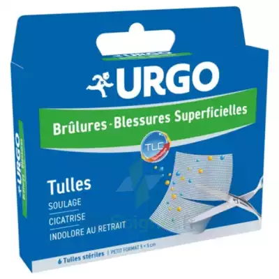 Urgo Brûlures - Blessures Superficielles Tulles Petit Format 5x5cm B/6 à Annecy