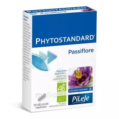 Pileje Phytostandard - Passiflore 20 Gélules Végétales à Annecy